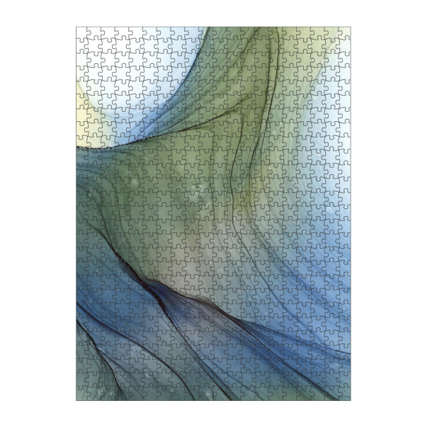 Puzzle Ravensburger "Abstract blau kunst" artboxONE - Abstrakt