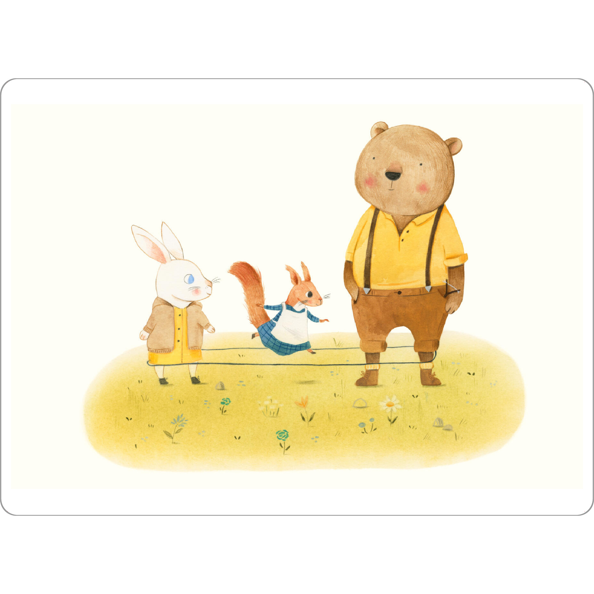Tischset "Gummitwist" artboxONE - Natur,Für Kinder,Tiere