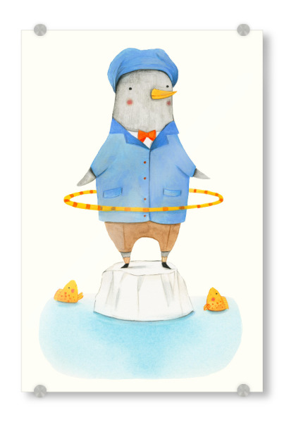 Acrylglasbild "Hula Hoop" artboxONE - Natur,Für Kinder,Tiere