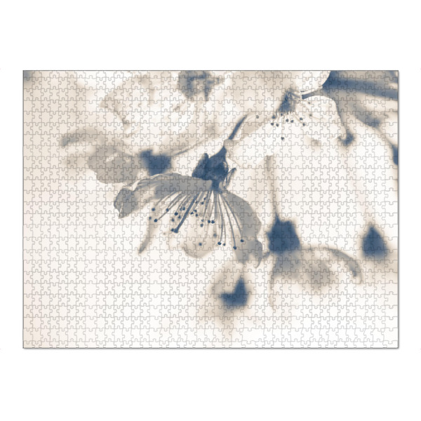 Puzzle Ravensburger "Cherry blossom Monochrome" artboxONE - Natur