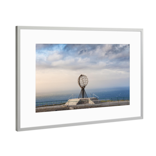 Poster mit Rahmen Silber "Nordkap" artboxONE - Natur,Reise