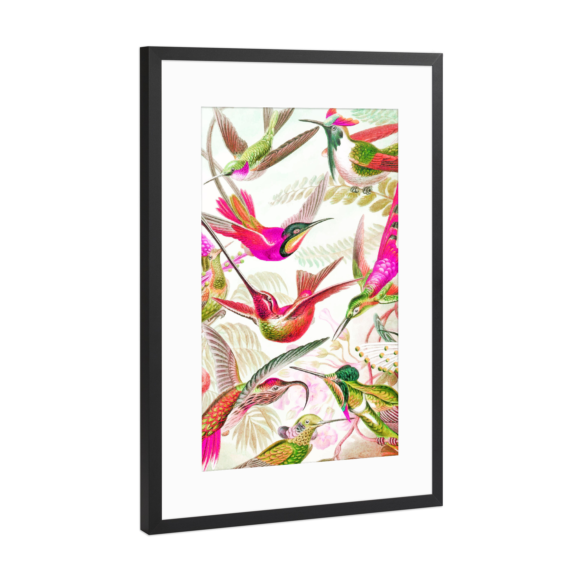 Poster mit Rahmen Schwarz (Metallic) "Haven" artboxONE - Tiere
