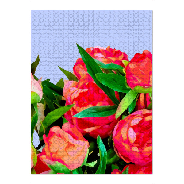 Puzzle Ravensburger "I'd Rather Wear Flowers" artboxONE - Floral