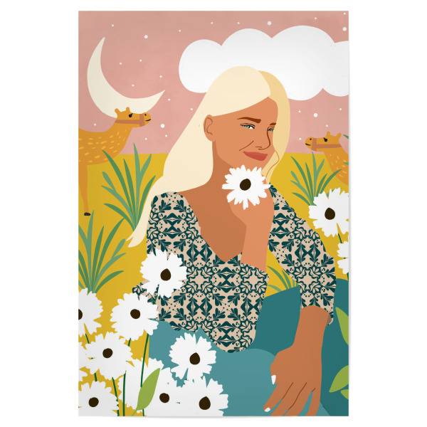 Poster "Patience and Humor" artboxONE - Tiere,Menschen