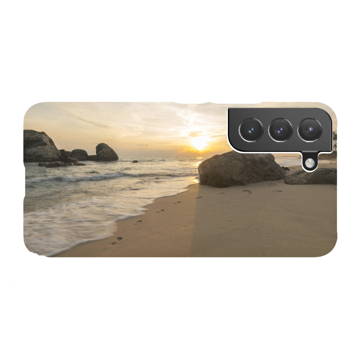 "Tropischer Sonnenuntergang"für Samsung Galaxy - Premium-Case Handyhülle artboxONE