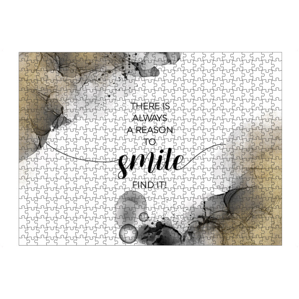 Puzzle Ravensburger "ALCOHOL INK Smile" artboxONE - Typografie