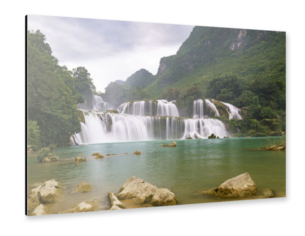 Alu-Dibond "Vietnamesicher Wasserfall" 30x20 cm artboxONE