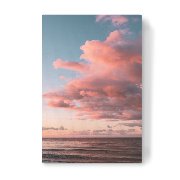 Leinwandbild "Rosa Wolkenmeer" artboxONE - Natur