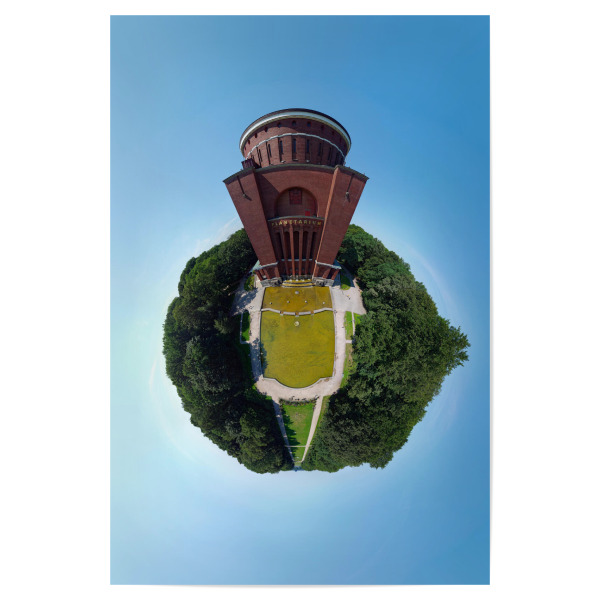 Poster "Hamburg-Planetarium, H30m, D30m" artboxONE - Städte,Städte / Hamburg,Reise,Architektur,Reise / Länder
