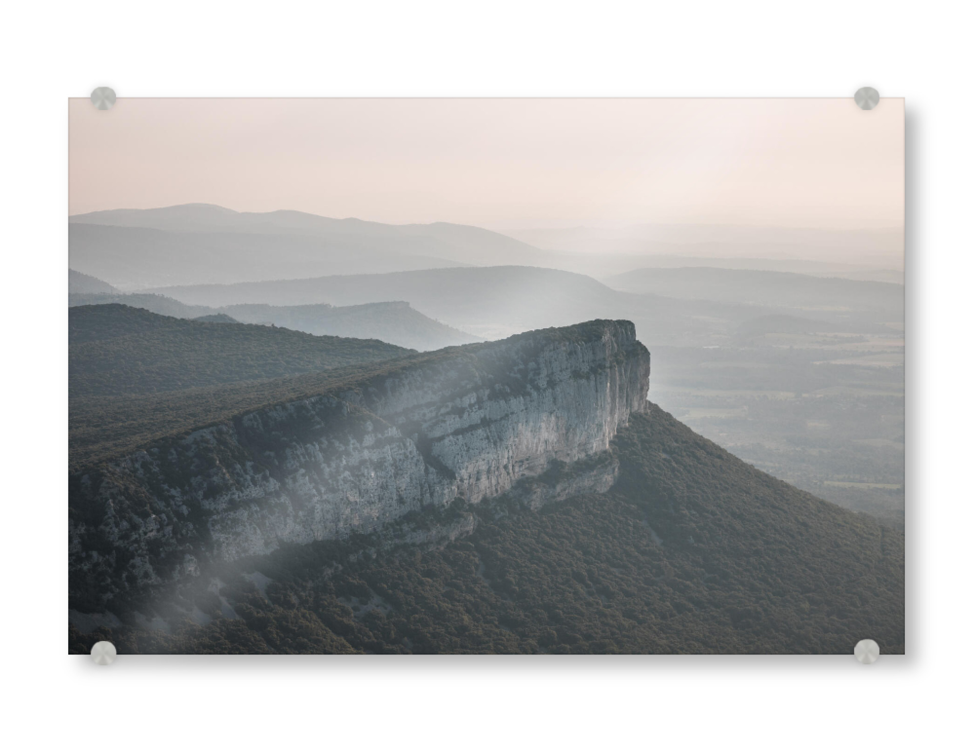 Acrylglasbild "Massif Central" artboxONE - Natur