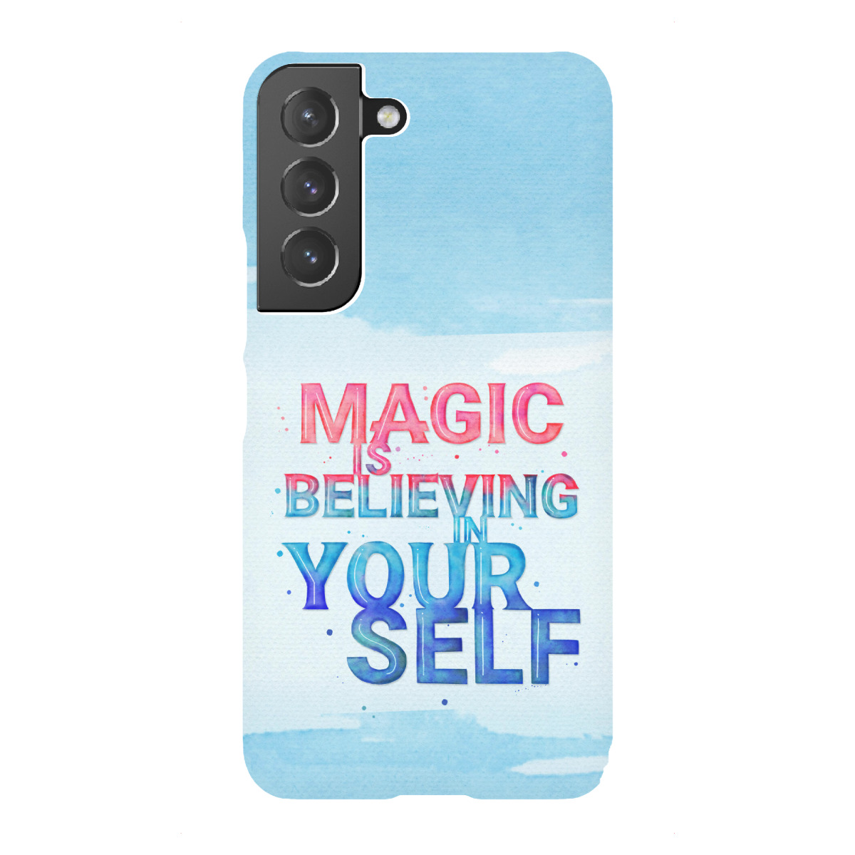 Samsung Galaxy "Be a believer in yourself" Premium-Case Handyhülle artboxONE