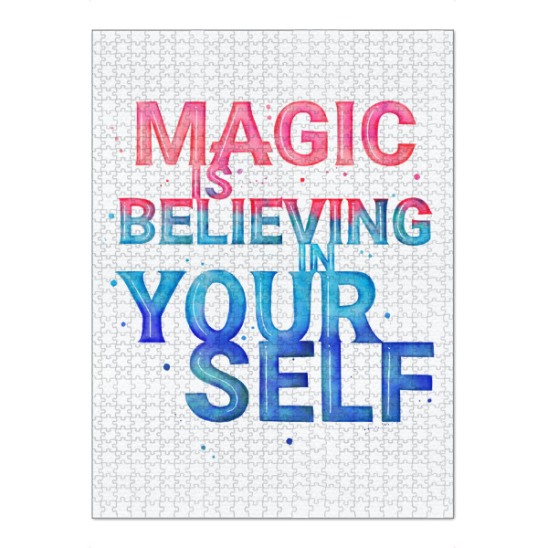 Puzzle Ravensburger "Be a believer in yourself" artboxONE - Typografie