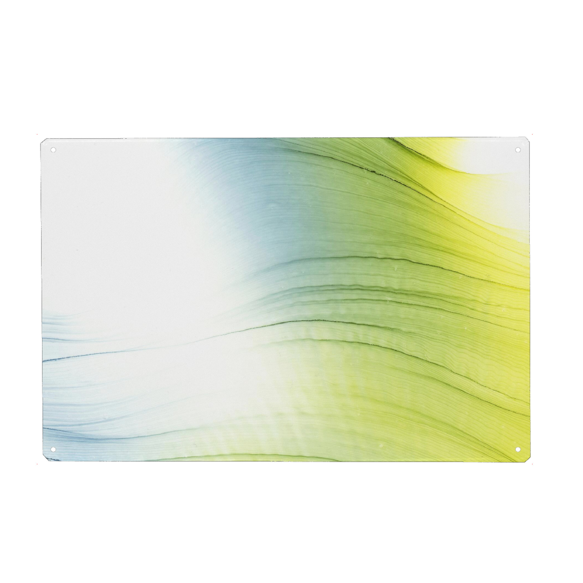 Holzbild "Light colors - the waves" artboxONE - Abstrakt