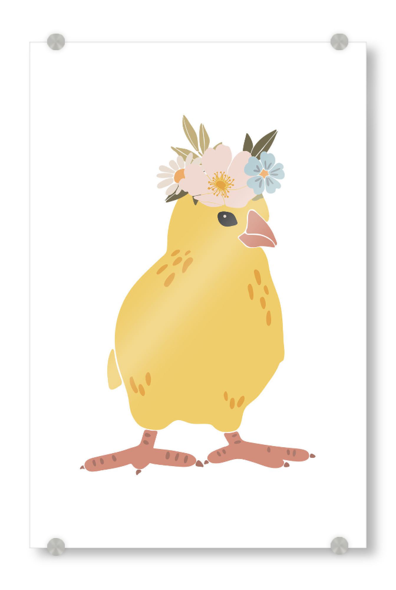 Acrylglasbild "Abstract baby chicken" artboxONE - Für Kinder,Tiere