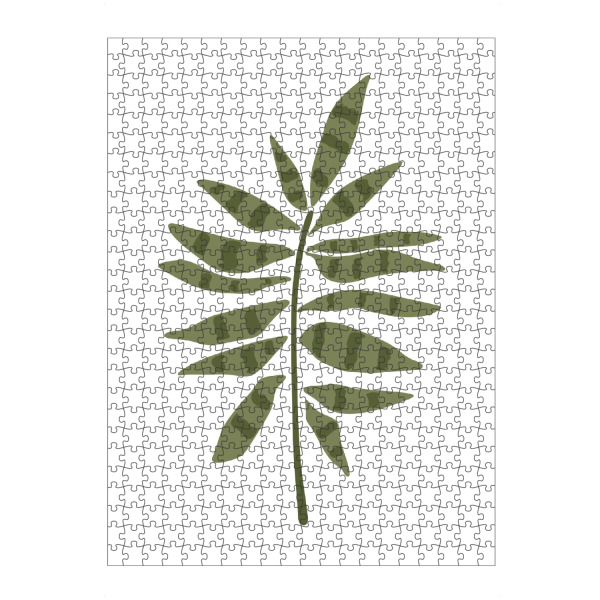 Puzzle Ravensburger "Abstract leaf boho" artboxONE - Floral