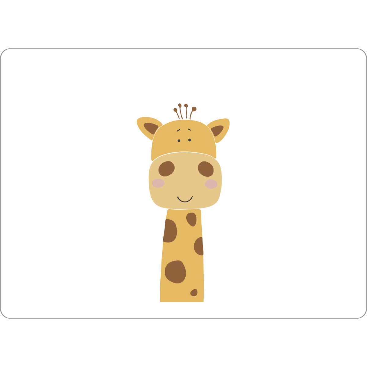 Tischset "Abstract baby giraffe printable" artboxONE - Für Kinder,Tiere,Lustig