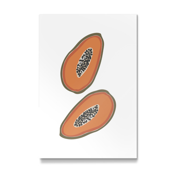 Galerie-Print "Abstract papaya fruit" 30x20 cm artboxONE
