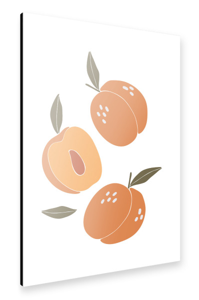 Alu-Dibond "Abstract boho peach" 30x20 cm artboxONE