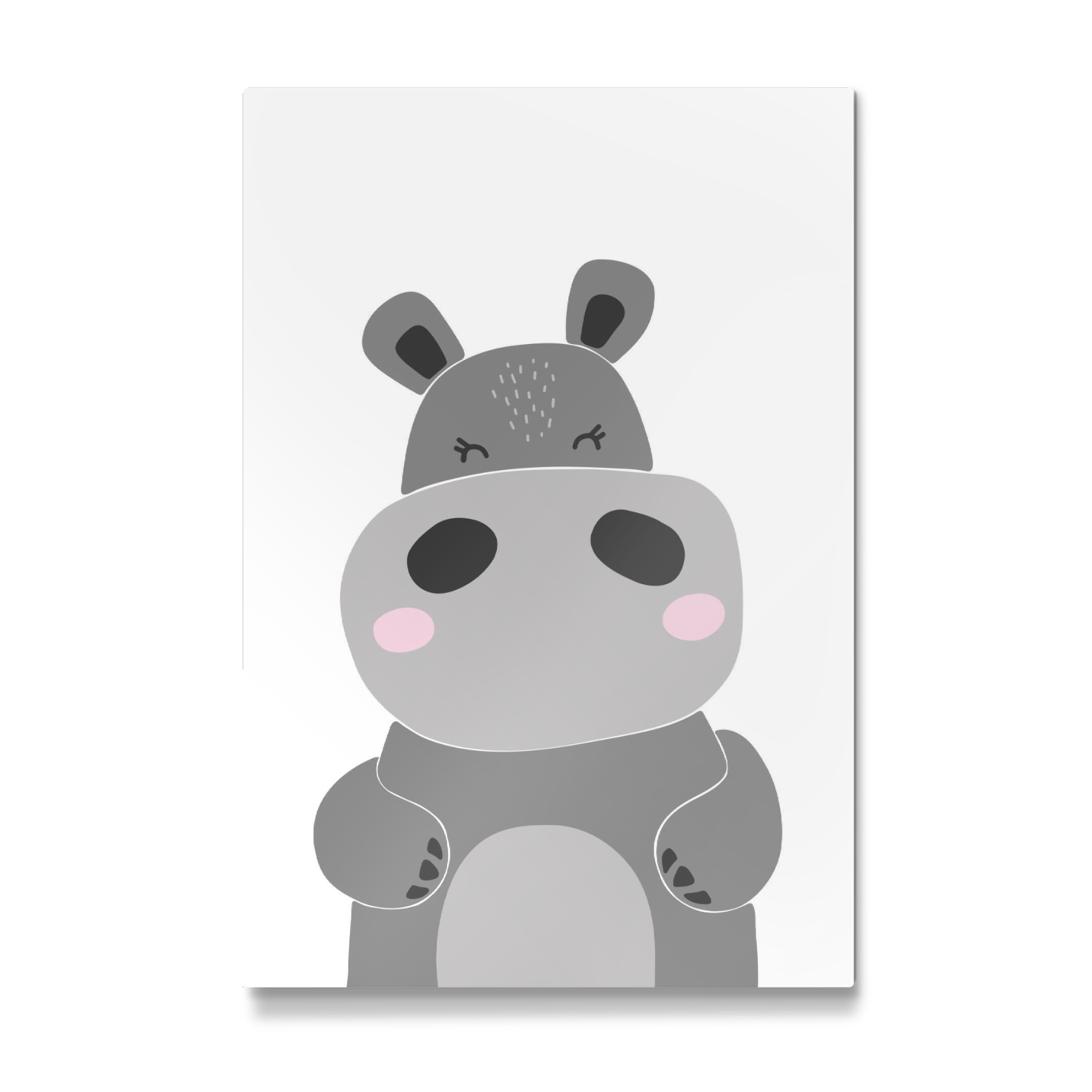 Galerie-Print "Abstract hippo art" 75x50 cm artboxONE