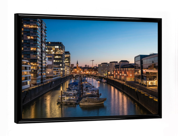 Poster mit schwarzem Rahmen "Rheinauhafen" artboxONE - Städte,Städte / Köln,Architektur