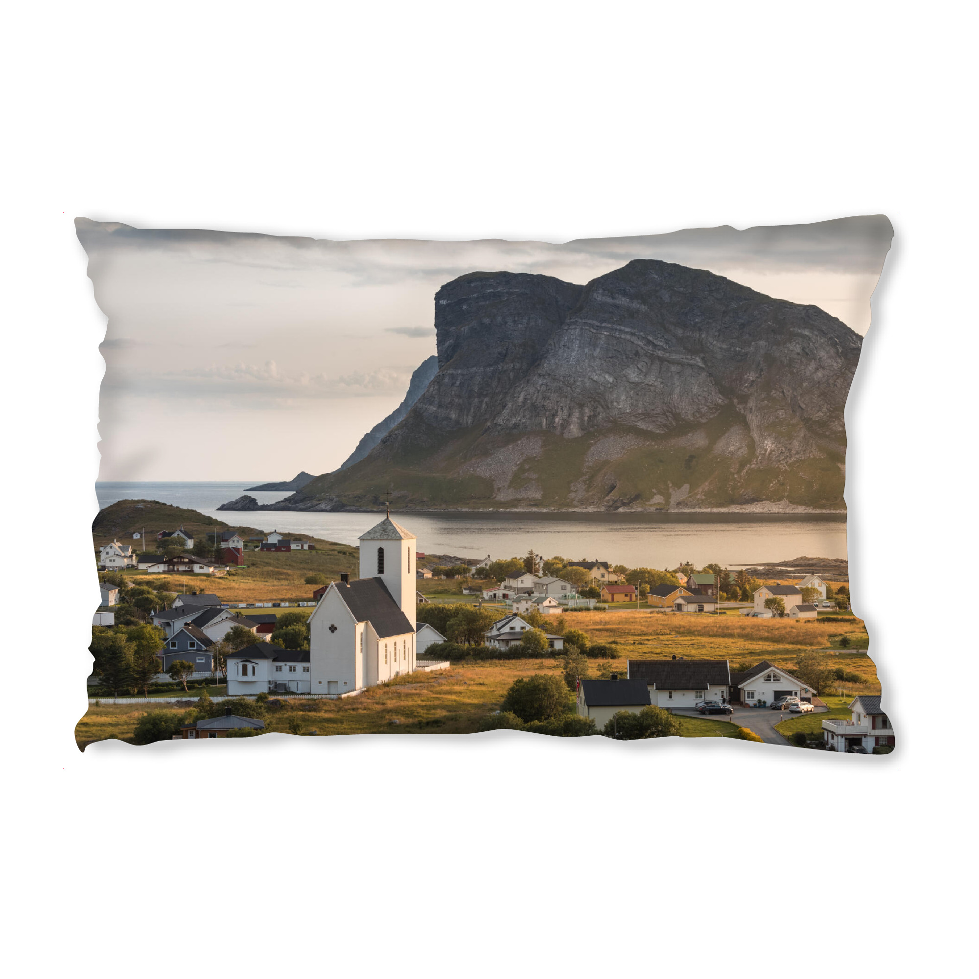 Design-Kissen "Lofoten Church" artboxONE - Natur,Reise