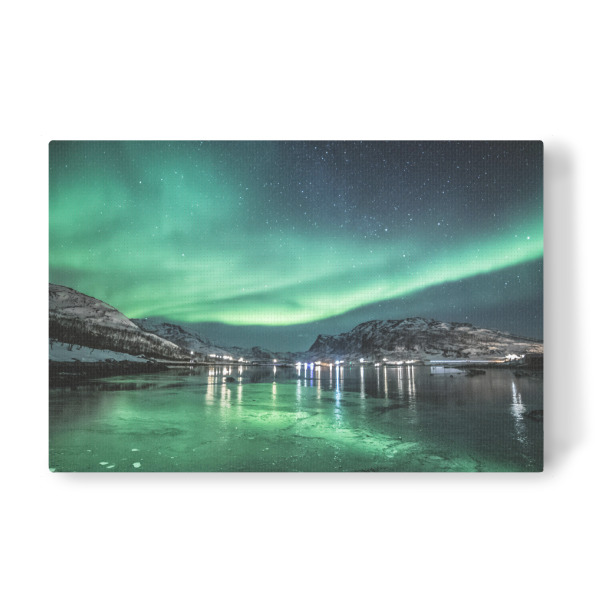 Leinwandbild "Nordic Reflection" artboxONE - Natur
