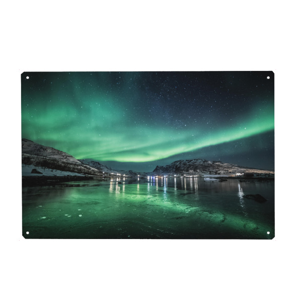 Holzbild "Nordic Reflection" artboxONE - Natur