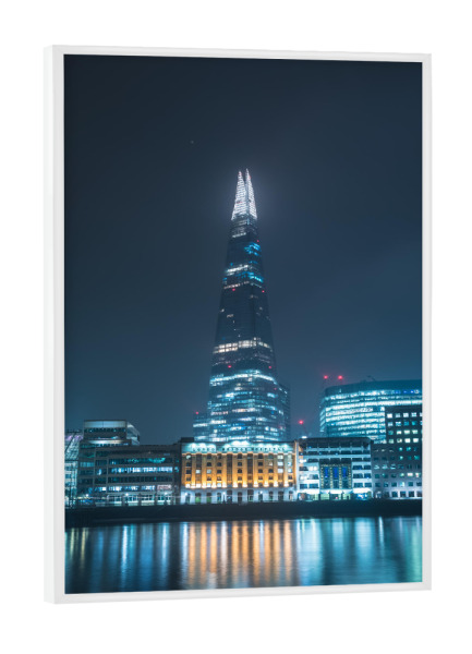 Poster mit weißem Rahmen "Modern London" artboxONE - Städte,Städte / London,Architektur