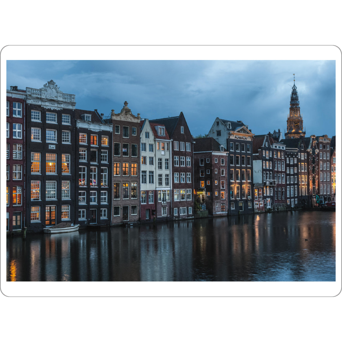 Tischset "Houses of Amsterdam" artboxONE - Städte,Architektur,Städte / Amsterdam