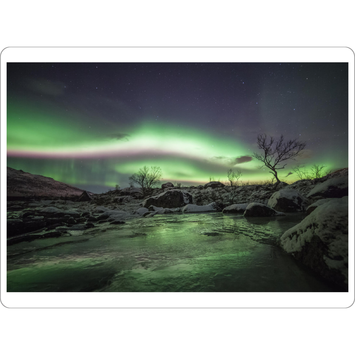 Tischset "Norwegen Nordlicht" artboxONE - Natur