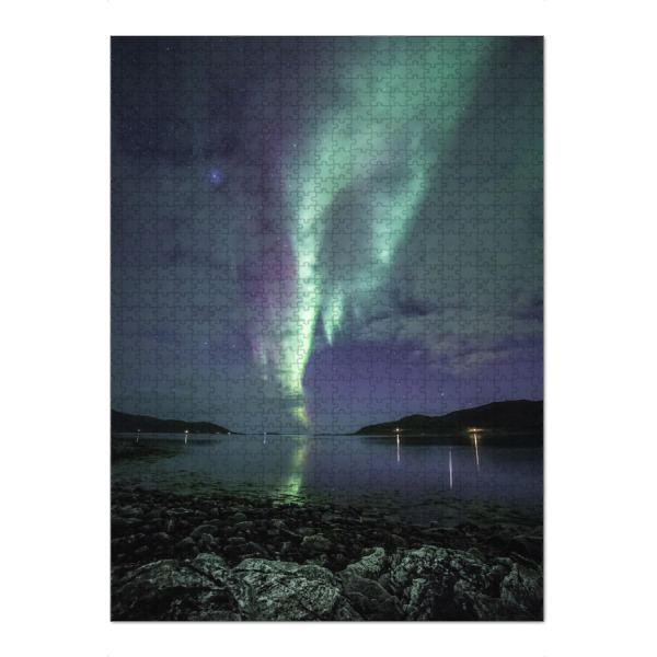 Puzzle Ravensburger "Nordlichtfjord" artboxONE - Natur