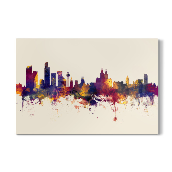 Galerie-Print "Liverpool England Skyline Autumn" 30x20 cm artboxONE