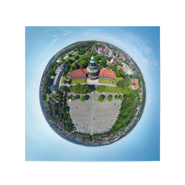 Poster 20x20 cm "Kunstsammlung Zwickau - high" artboxONE - Städte,Reise,Architektur,Reise / Länder,Städte / Weitere