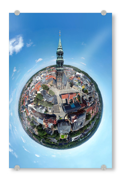 Acrylglasbild "Zwickau - Dom St. Marien aus west" artboxONE - Städte,Reise,Architektur,Reise / Länder,Städte / Weitere