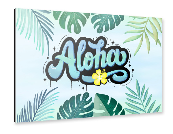 Alu-Dibond "Aloha, träumen von Hawaii" 30x20 cm artboxONE