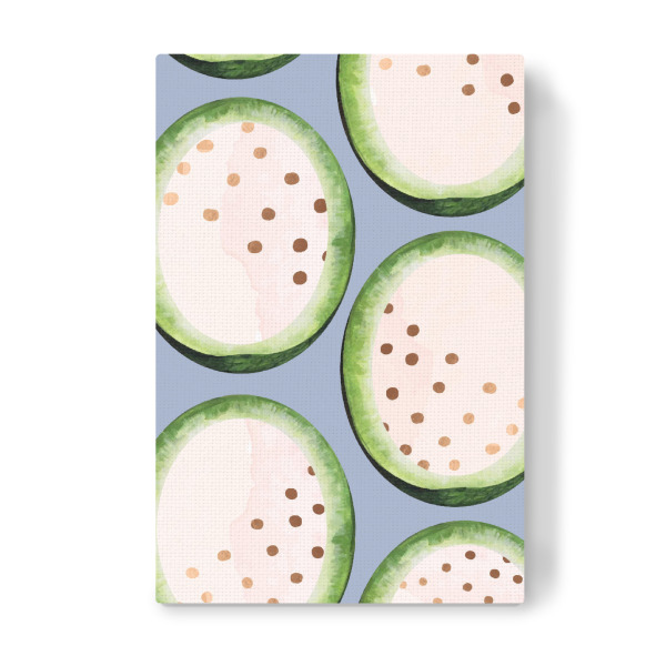 Leinwandbild "Rose Gold Melon Seeds" artboxONE - Essen & Trinken - Fruit,Watermelon,Melon,Fruit pattern,Food,Rose gold,Copper,Nature,Frucht,Essen