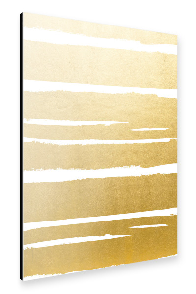 Alu-Dibond "Gold Vibes Only | Luxe Shimmer" 30x20 cm artboxONE