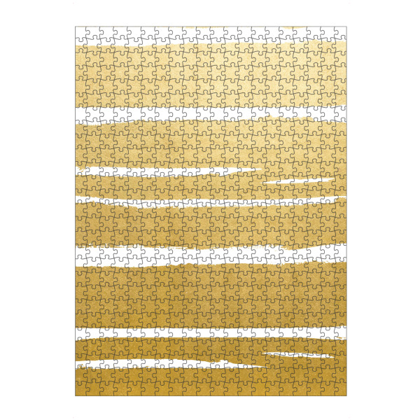 Puzzle Ravensburger "Gold Vibes Only | Luxe Shimmer" artboxONE - Abstrakt - Pattern,Abstract,Random,Simple,Gold,Golden,Metallic,Shimmer,Shine