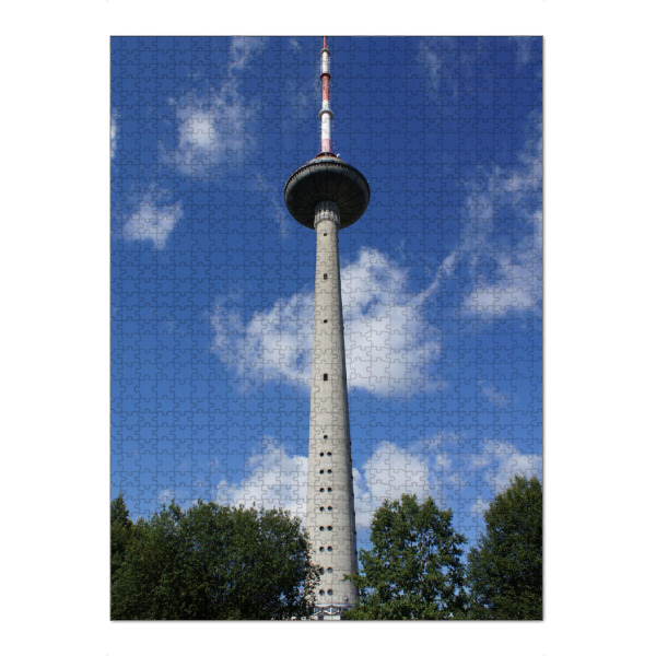 Puzzle Ravensburger "Litauen - Fernsehturm in Vilnius" artboxONE - Städte,Reise,Architektur,Reise / Länder,Städte / Weitere