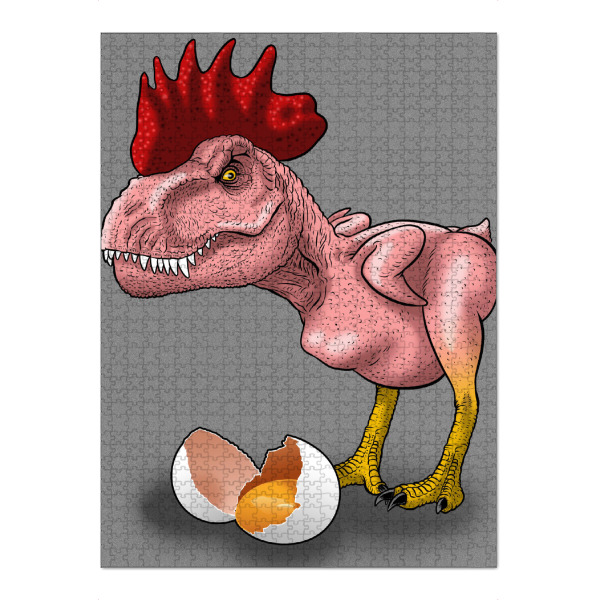 Puzzle Ravensburger "Rooster rex" artboxONE - Tiere,Lustig