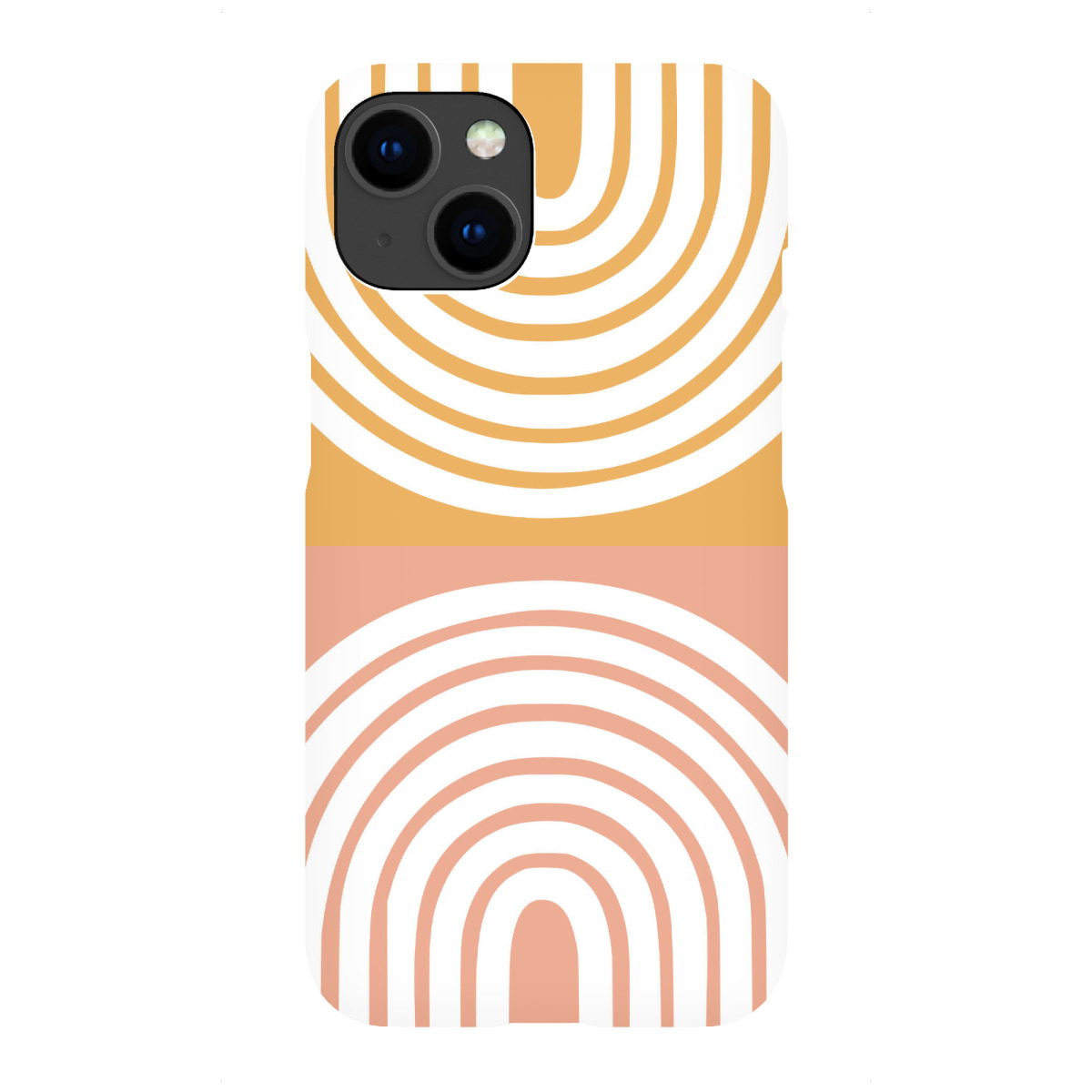 iPhone "Mid Century Curves" Premium-Case Handyhülle artboxONE