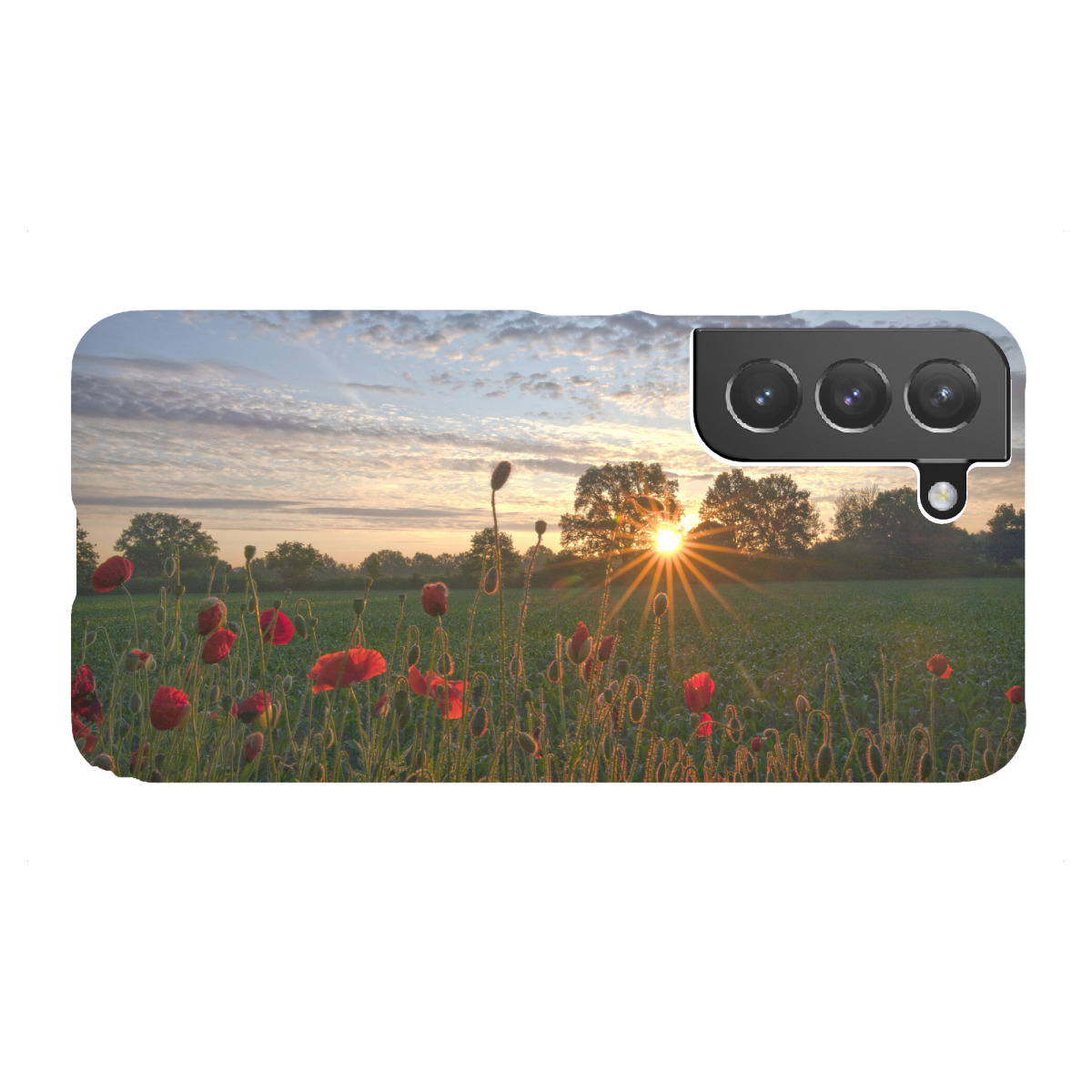 Samsung Galaxy "Sonnenaufgang am Feldrand" Premium-Case Handyhülle artboxONE