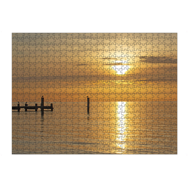 artboxONE Puzzle "Goldener Morgen am Ostseestrand" artboxONE - Reise,Reise / Strand und Meer,Reise / Länder