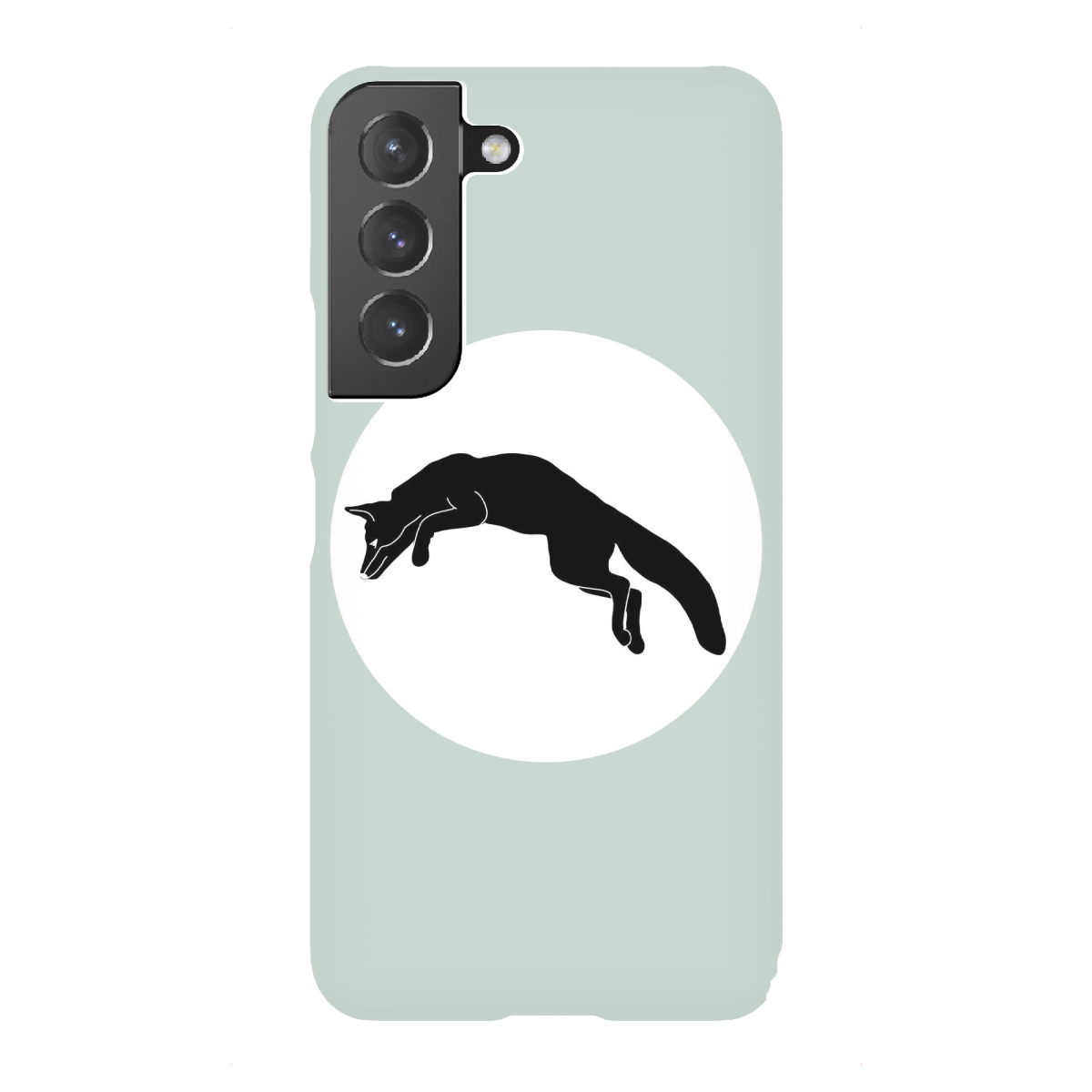 "Fox Jump - Mint green"für Samsung Galaxy - Premium-Case Handyhülle artboxONE