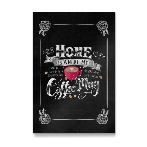 Galerie-Print "Home is where my coffee mug is" 30x20 cm artboxONE