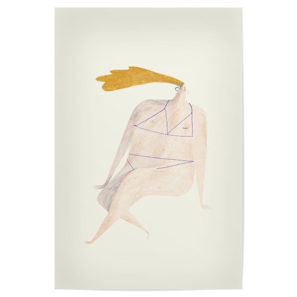 Poster "Trudeiskrude - Sommerkind" artboxONE - Menschen,Fashion - Frau,Person,Mensch,Fashion,Mode,Bikini,Sommer,Urlaub,Abstract,Abstrakt,Summer