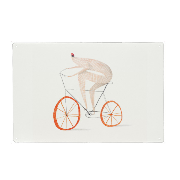 Holzbild "Trudeiskrude - Radsport" artboxONE - Abstrakt,Menschen,Sport - Fahrrad,Sport,Hobby,Radtour,Mensch,Mann,Person,Bike,Abstract,Abstrakt