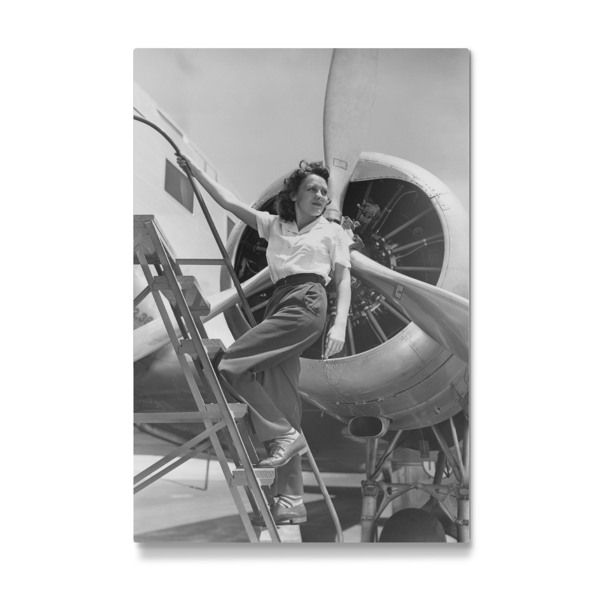Galerie-Print "Fliegerfrau" 30x20 cm artboxONE