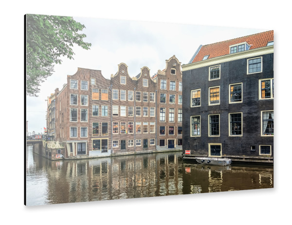 Alu-Dibond "Amsterdam City" 30x20 cm artboxONE