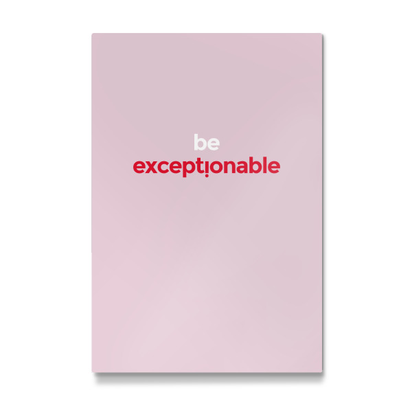 Galerie-Print "EXCEPTIONABLE" 30x20 cm artboxONE